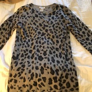 Carmen Marc Valvo Casual Leopard Dress